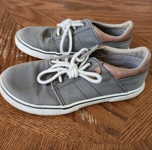 Sperry Boys Ollie Round Toe Casual Lace-Up Tennis Shoes Size 1